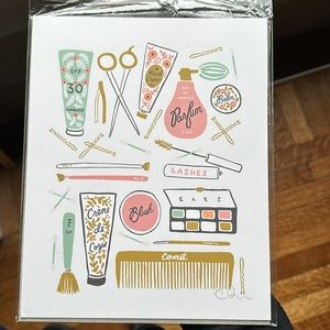 Signed Rifle Paper Co print